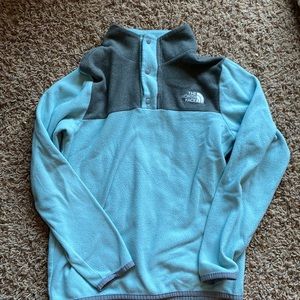 Girls North Face fleece pullover